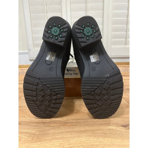Spring Step Relife Boisa Boot Black Vegan Leather 9 US 40 EU NIB Water Resistant - Picture 13 of 16